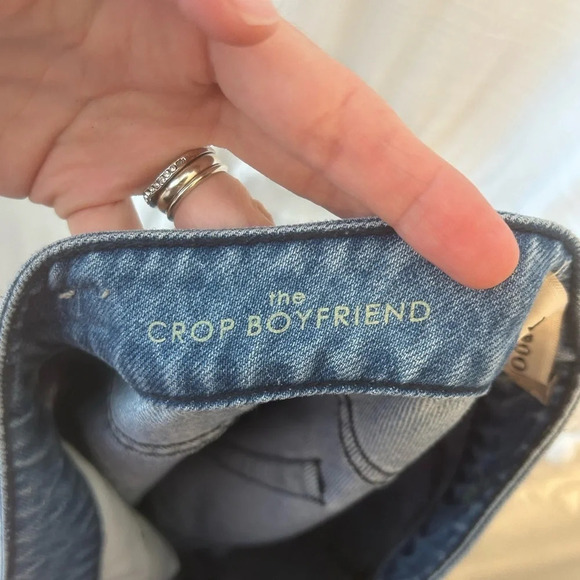 EUC Liverpool Jeans The Crop Boyfriend Embroidered Jeans size 6 / 28 - Picture 7 of 13